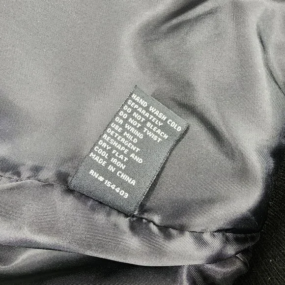 Shaci Blue Women's Size Medium Blue Black Faux Fur Monster‎ Bomber Jacket - Picture 4 of 15